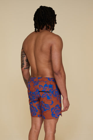 B Swim Desert Rose Bermuda Board Short