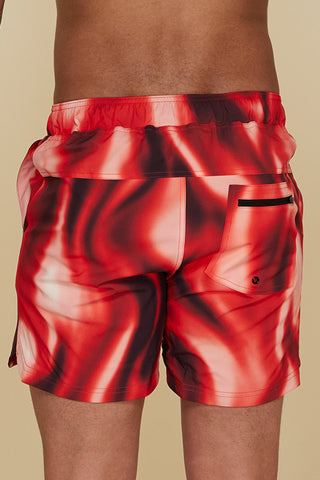 Back pose #1 of Trade Winds in Mens Bermuda Board Shorts