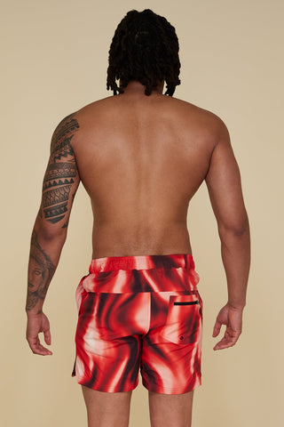 Back pose #1 of Trade Winds in Mens Bermuda Board Shorts