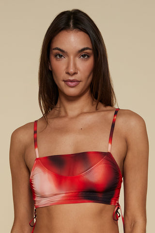Front pose #1 of Trade Winds in Auger Bralette Top