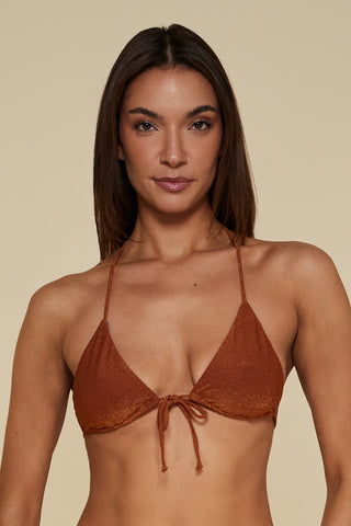 B Swim Sand Dune Lurex Baltic Triangle Top