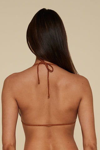 B Swim Sand Dune Lurex Baltic Triangle Top